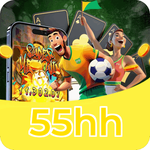 Bônus exclusivo de R$99 + 50 giros grátis para download do APK 55hh